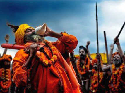 Shahi snan at Prayagraj Kumbh mela